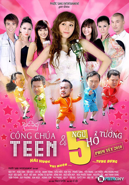 Công chúa teen và ngũ hổ tướng (2010) poster